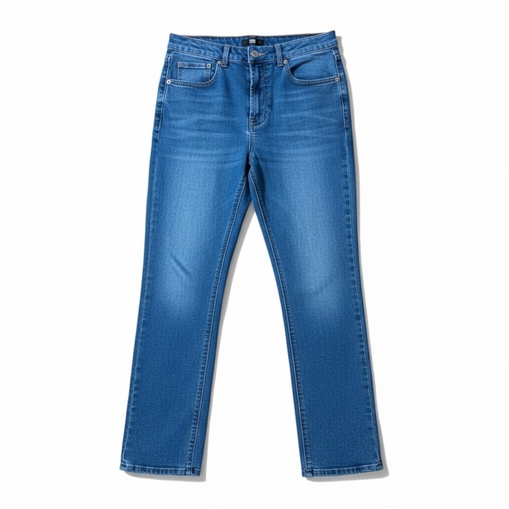 Frye Medium Wash Stretch Straight Leg Jeans | Sz 27 (US 4) Capsule Wardrobe